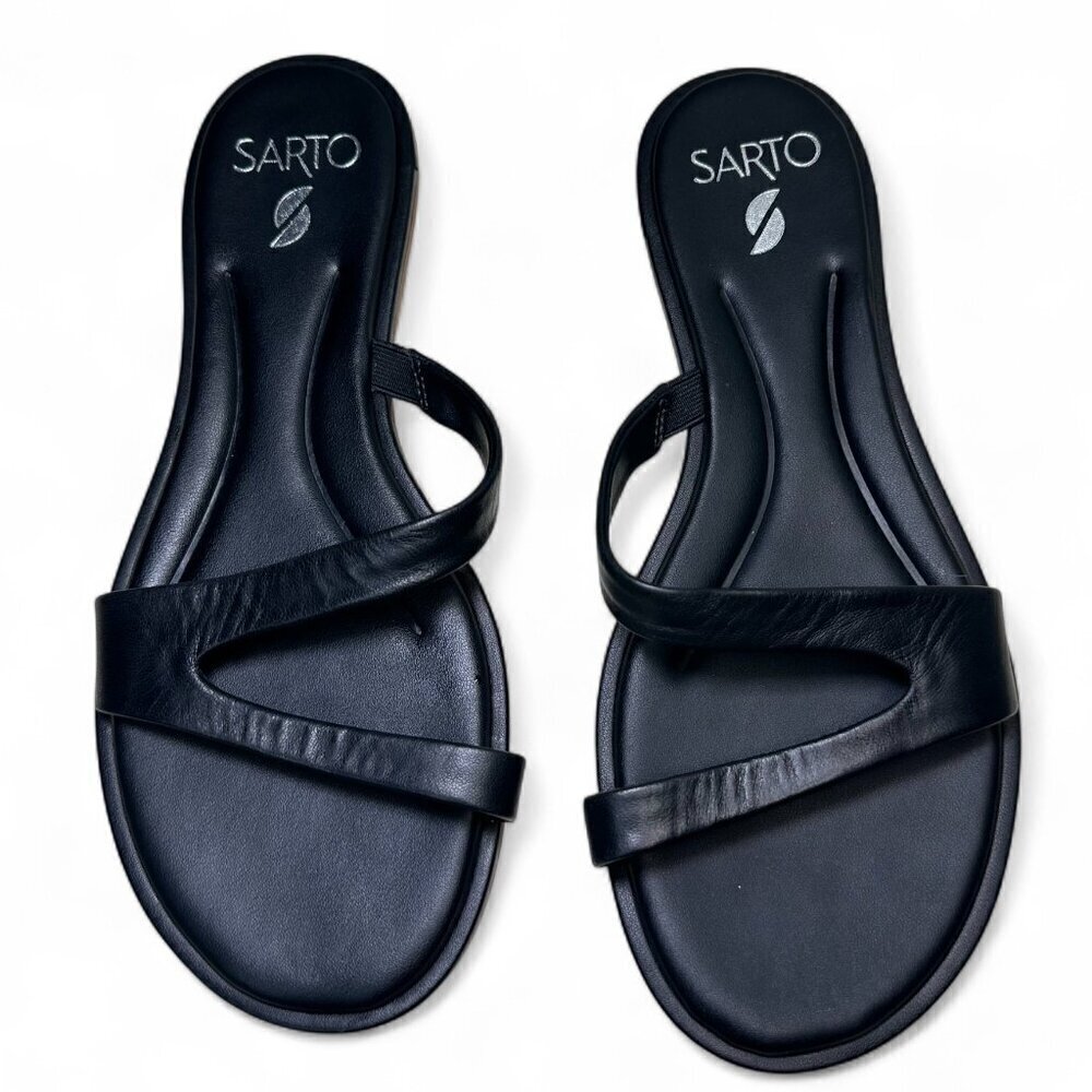 SARTO Women's Black Gwyneth Slide Sandals, Size 8.5 M, NWOB - Picture 4 of 12